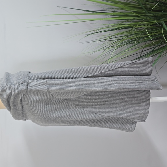 Shore Off The Shoulder Sweater in Gray - Picture 6 of 8